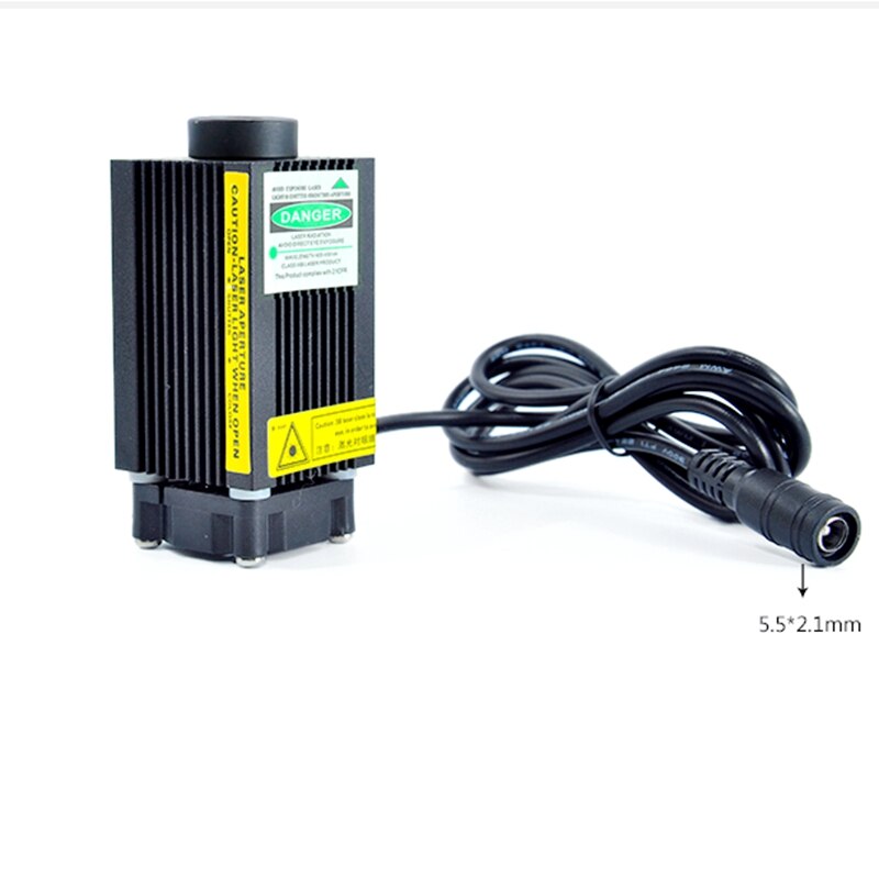 Powerful 532nm 100mW 33x55mm Green Laser Diode Module Dot Lights LED Light w/ 12V Adapter - Image 5