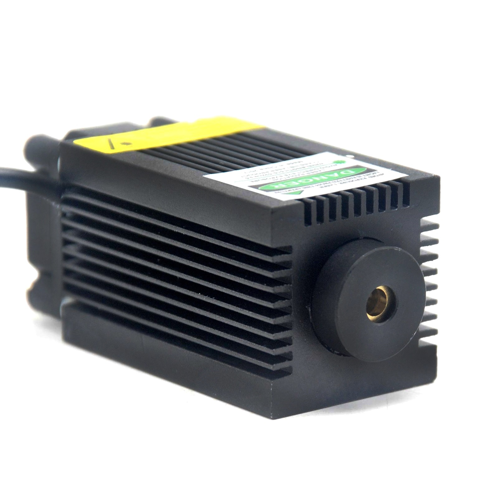 Powerful 532nm 100mW Green Focus Dot Laser Diode Module Bright Light Fan Cool with 12V Adapter - Image 3