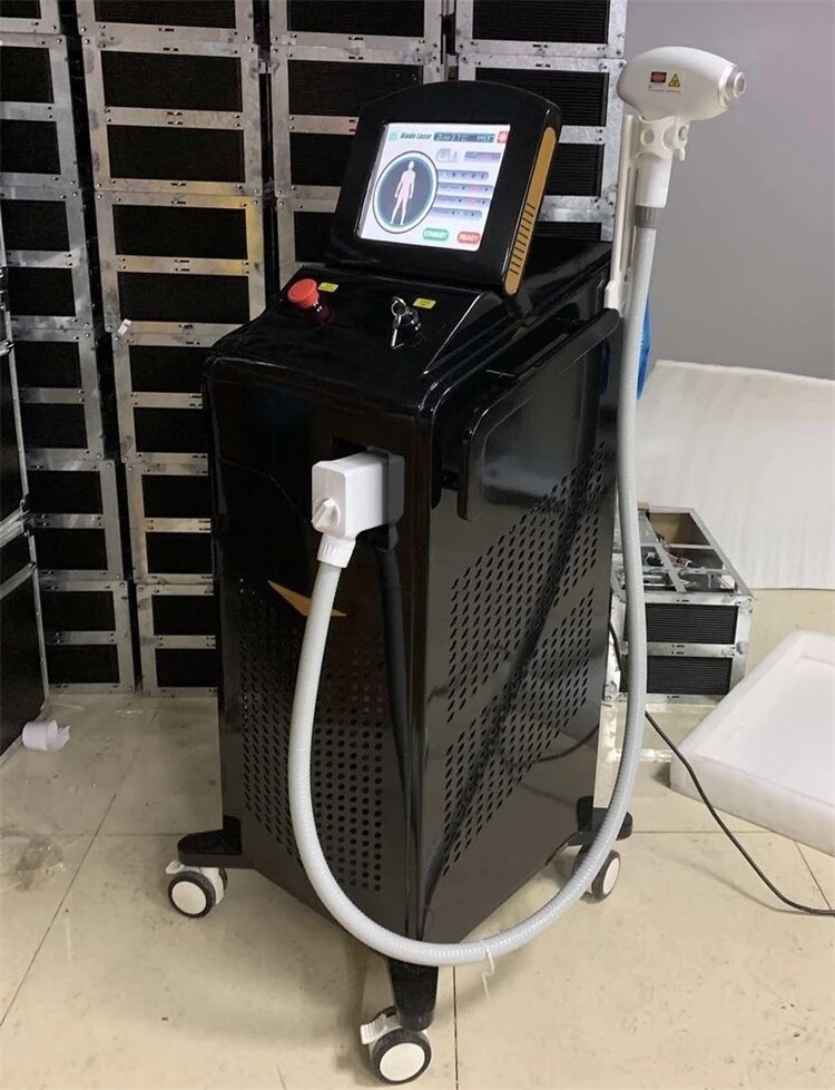 Professional 755nm 1064nm 808nm Diode Laser Epilator High Power 80 Million Flashes Ice Cool Fast Depilation Hair Removal Machine