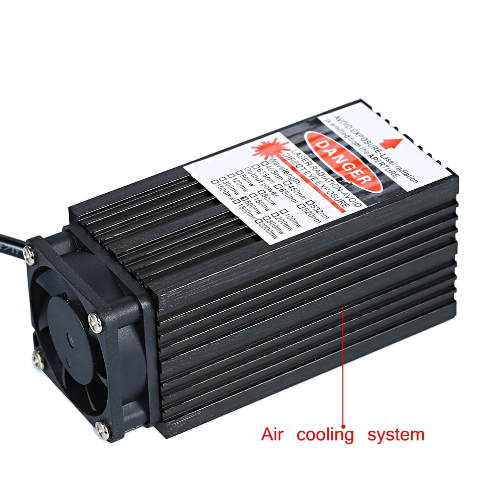 Professional Laser Module 500mw/ 2500mw/5500mw Focusable for CNC Engraving/ Laser Engraving with Goggles and Connection Cable