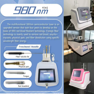 QTS salon clinic equipment used 980 laser diode vascular removal machine