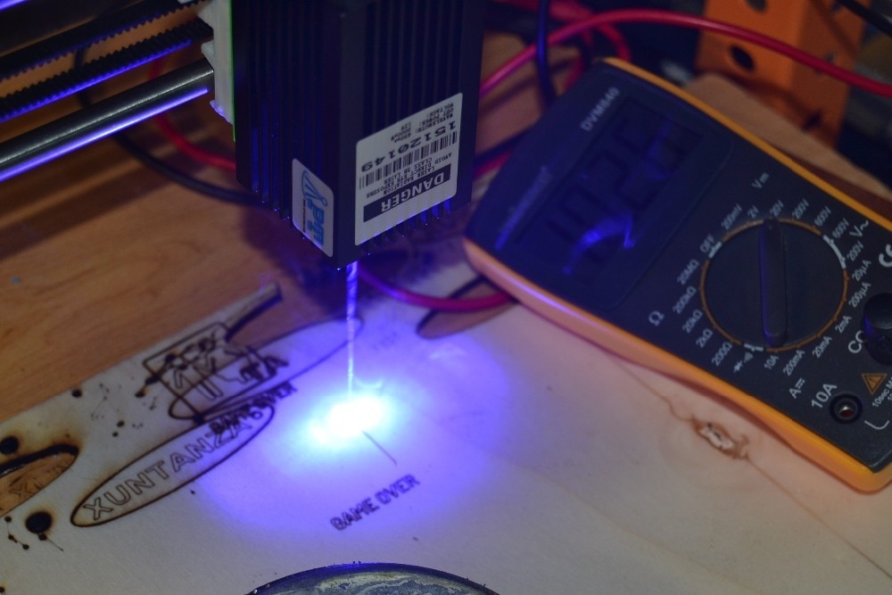 REAL 2000mw/2w 445nm 450nm Focusable blue Laser Module diode High Power laser cutting Engraving Machine TT L DIY CNC Adjust