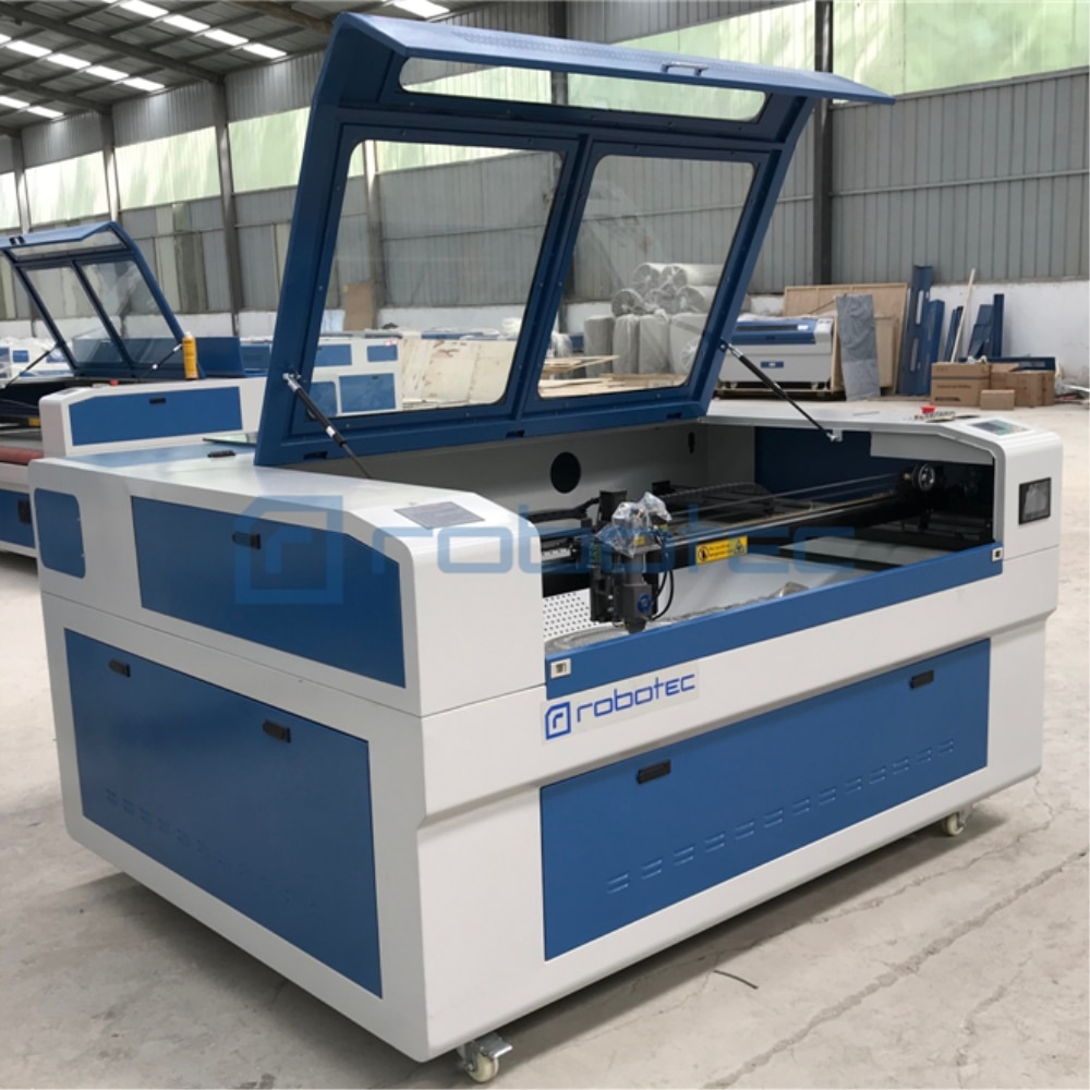 ROBOTEC CO2 150W Laser Cutter For 18mm Plywood/Wood Laser Cutting Engraving Machine With 100W EFR Laser Tube Cutting Machine