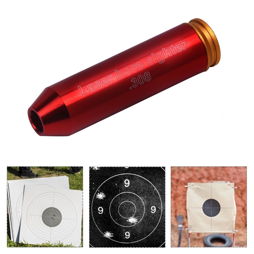Red Dot Laser Boresighter 12GA CAL .223/5.56/308/7.62/30-06 Cartridge Boresight Laser for Rifle Scope Hunting Gun Accessories - Image 5