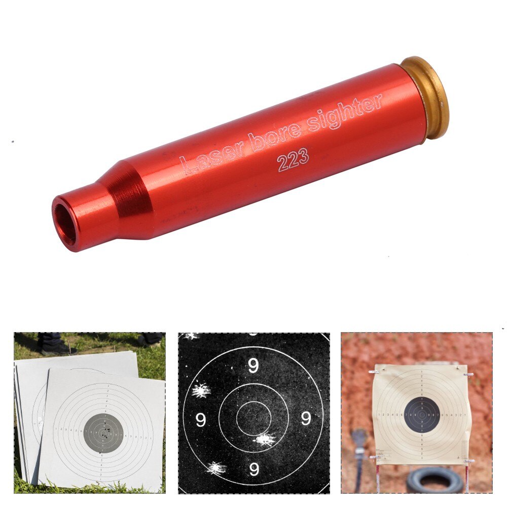 Red Dot Laser CAL Brass Copper Boresight 12GA 7.62x39MM 223 5.56 308 243 3006 30-06 Cartridge Bore Sighter Hunting Accessories - Image 3