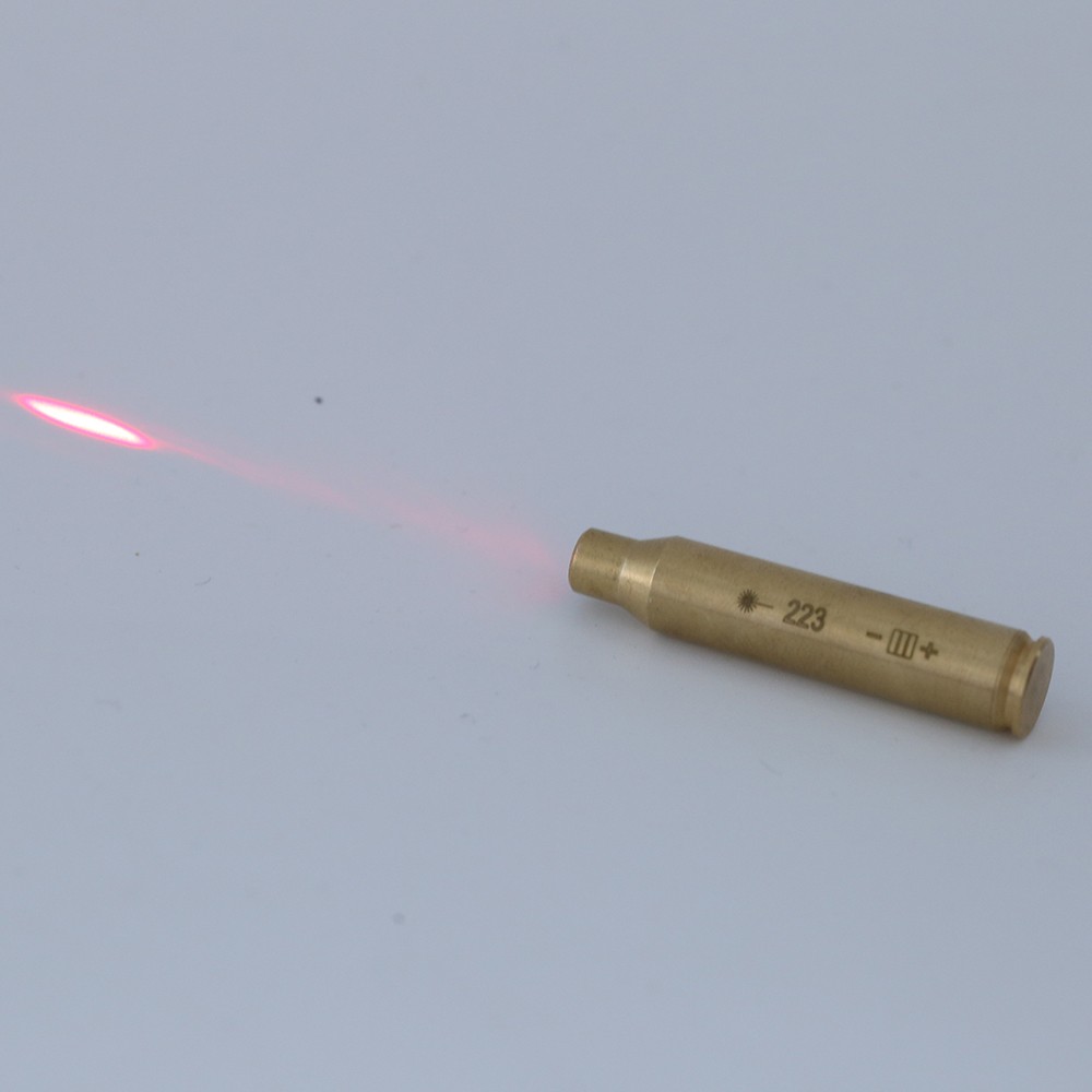 Red Dot Laser Tactical Brass Copper Boresight CAL 9mm/308/7.62x39mm Cartridge Gun Rifle Laser Boresighter Hunting Accessories - Image 2