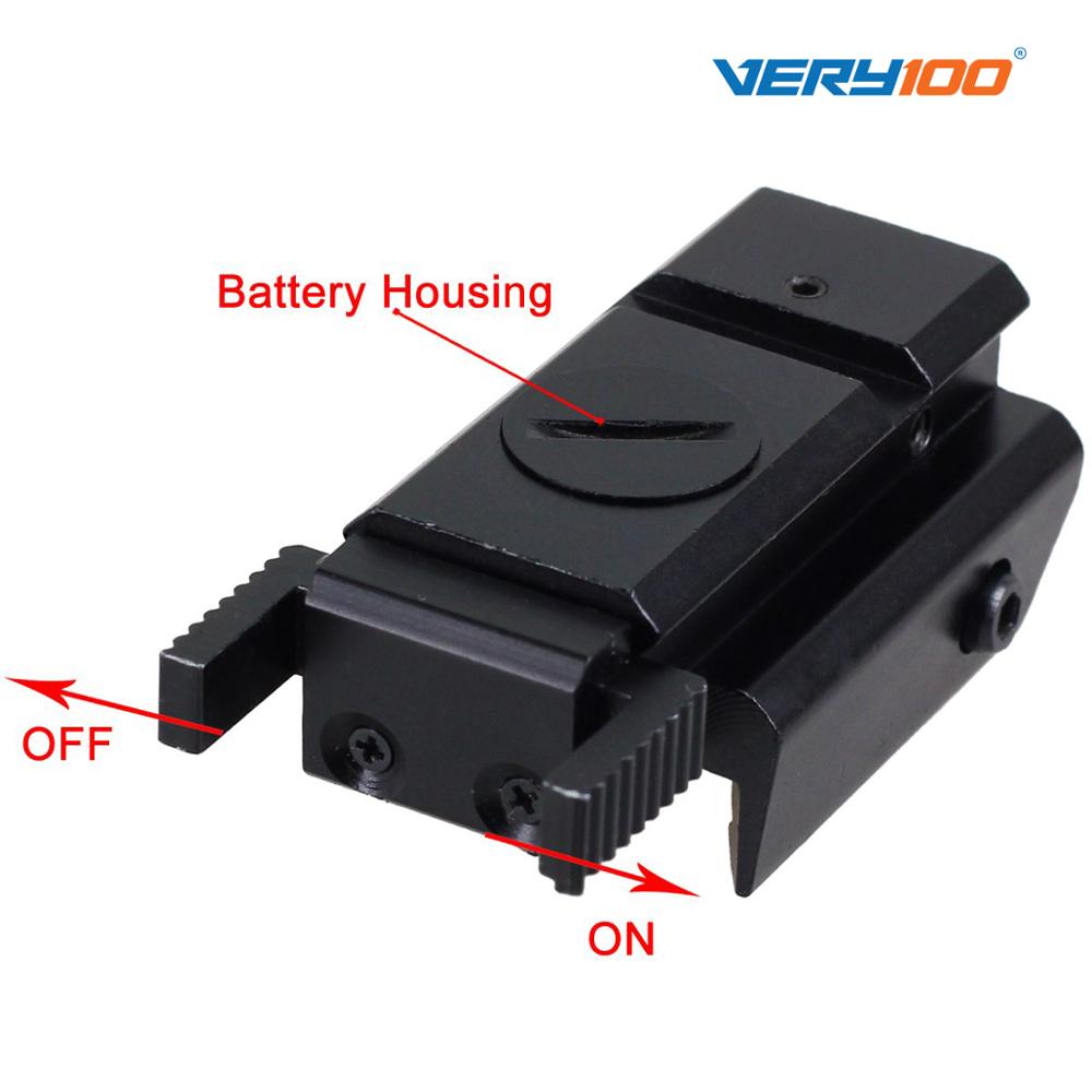 Red Dot Laser sight Tactical picatinny Weaver rail Mount For Pistol Gun Compact - Image 4