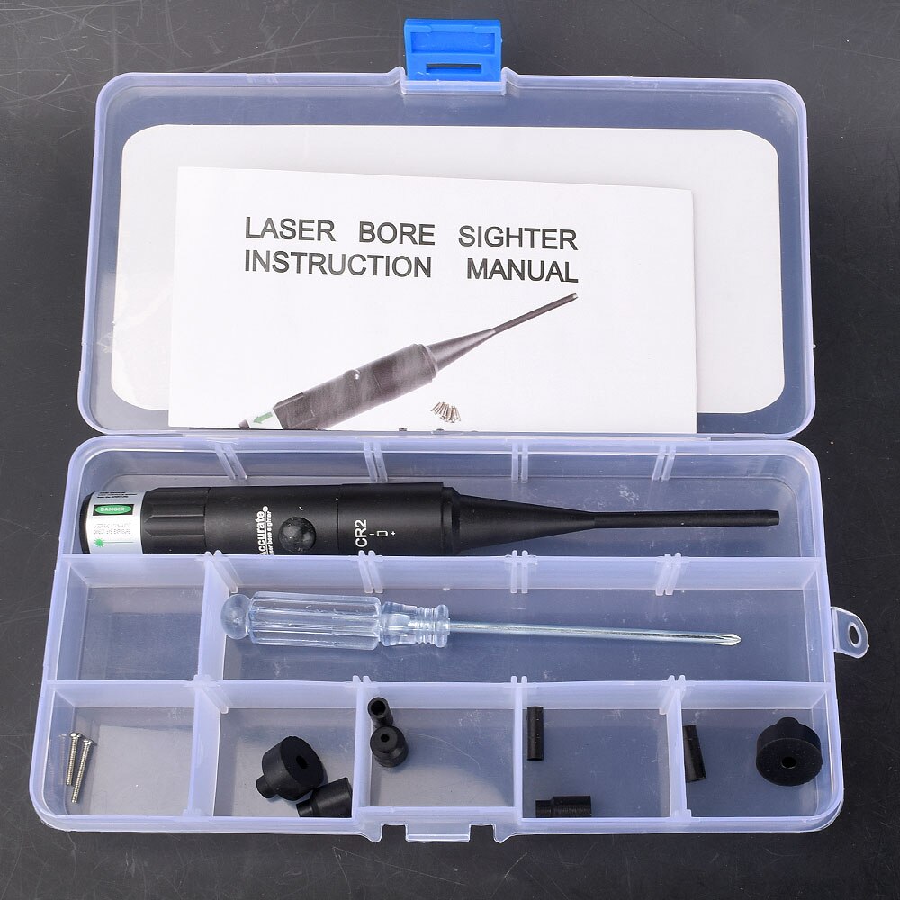 Red Green Laser Bore Sight Kits for .177 to .50 Caliber Red Green Dot Boresighter for Hunting Riflescope Rifle with Switch - Image 4