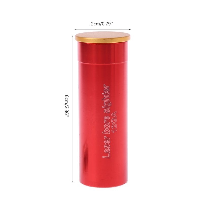 Red Laser Bore Sight 12 Gauge Barrel Cartridge Sighter For 12GA Caliber Hunting - Image 5