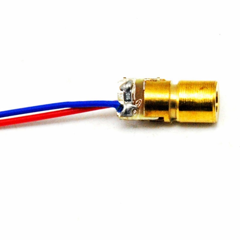 Red Laser Diode Dot Module Mini-Type 650nm 1mw w/Driver 3V 6x10mm - Image 2