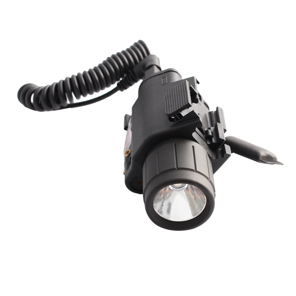 Red Laser Sight LED Flashlight with 20mm Picatinny Rail Mount for Glock 17 19 Rifle Tactical Hunting Accessories - Image 4