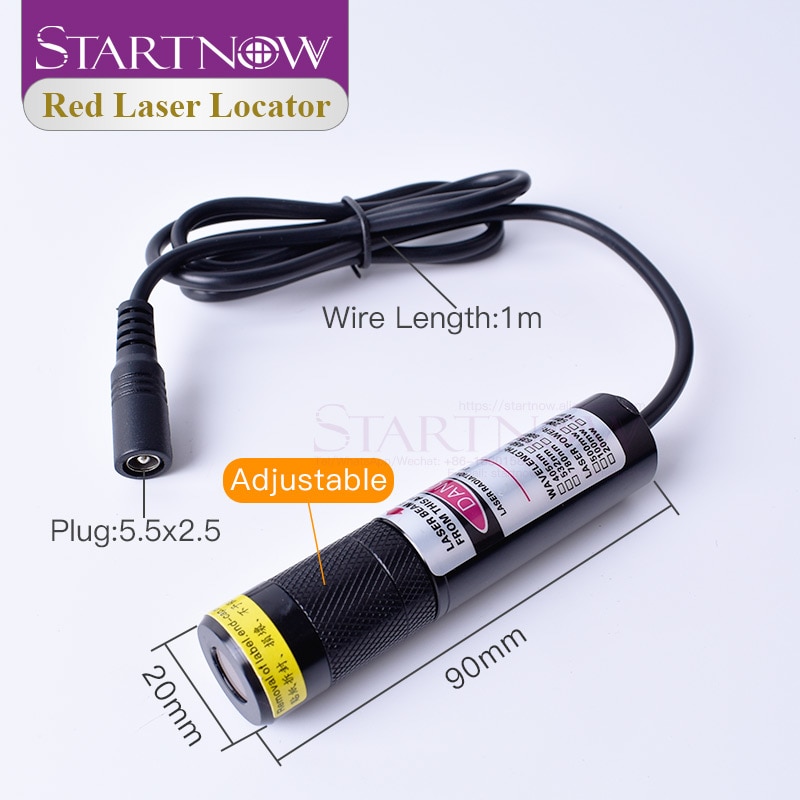 Set 20*90 660nm 100mw Red Beam Cross Laser Locator For Embroidery Machine Positioner Measurement Printer Diode Laser Module