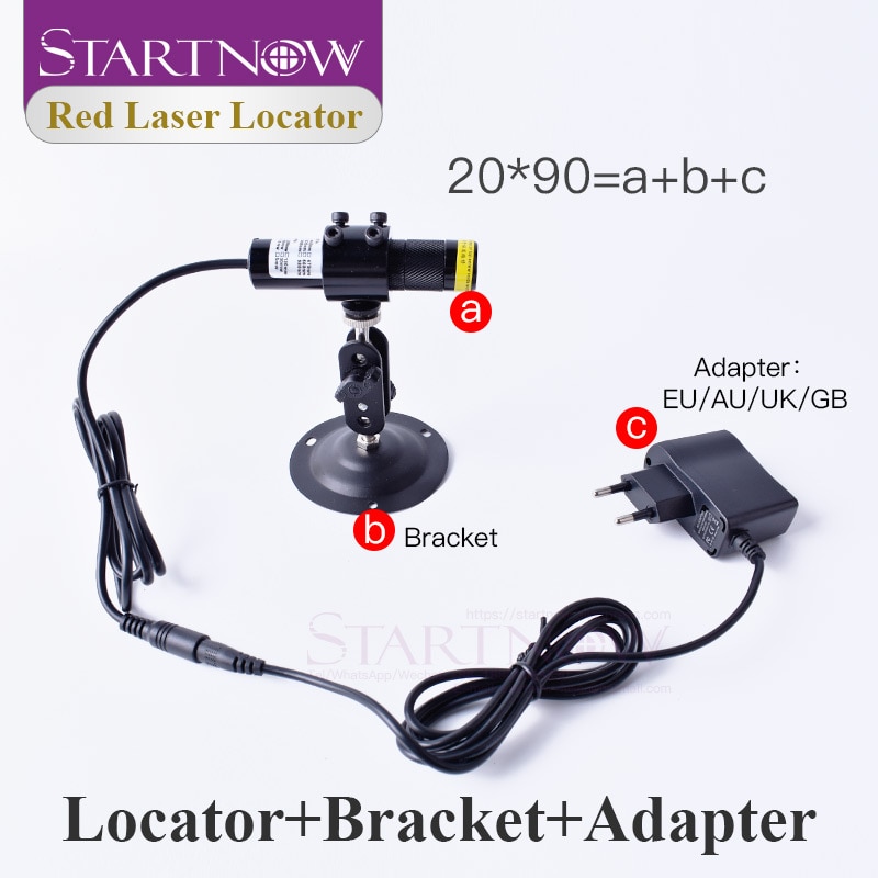 Set 20*90 660nm With Battery Case Laser Module Diode Alignment Red Light Laser Line Locator For Woodworking Machine Positioning - Image 2