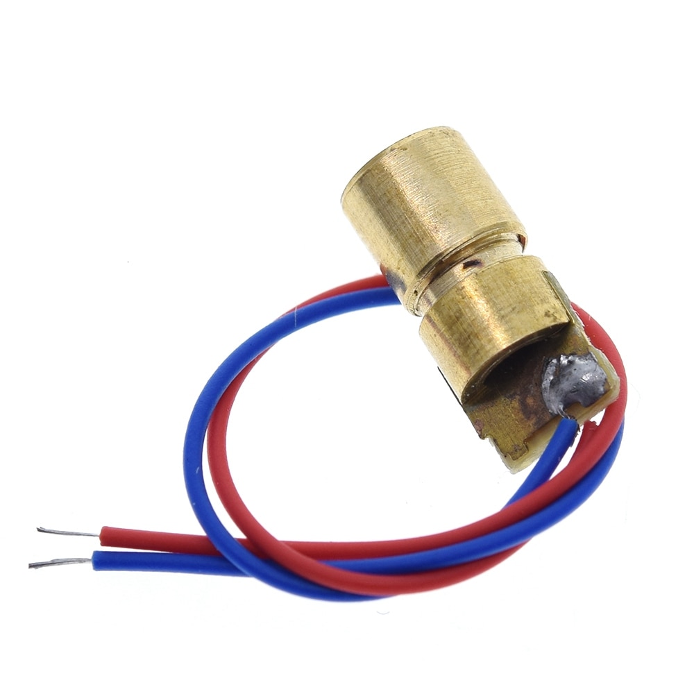 ShengYang 10PCS 5V 650nm 5mW Adjustable Laser Dot Diode Module Red Sight Copper Head Mini Laser Pointer - Image 3
