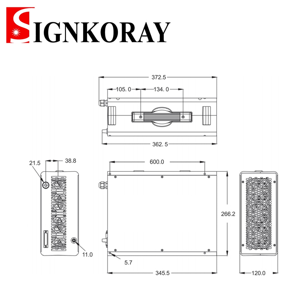 SignKoray MAX 20W-50W Q-switched Pulse Fiber Laser Source 1064nm High Quality Laser Module for DIY Laser Marking Machine - Image 5