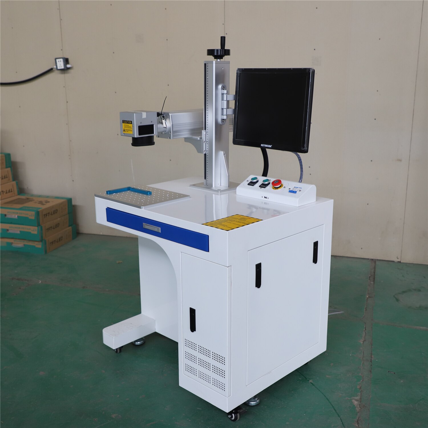 Small Business Metal Fiber Laser Record Machine 300*300mm Raycus Module EZCAD Software Silver Gold Jewelry Cutting Machine - Image 4