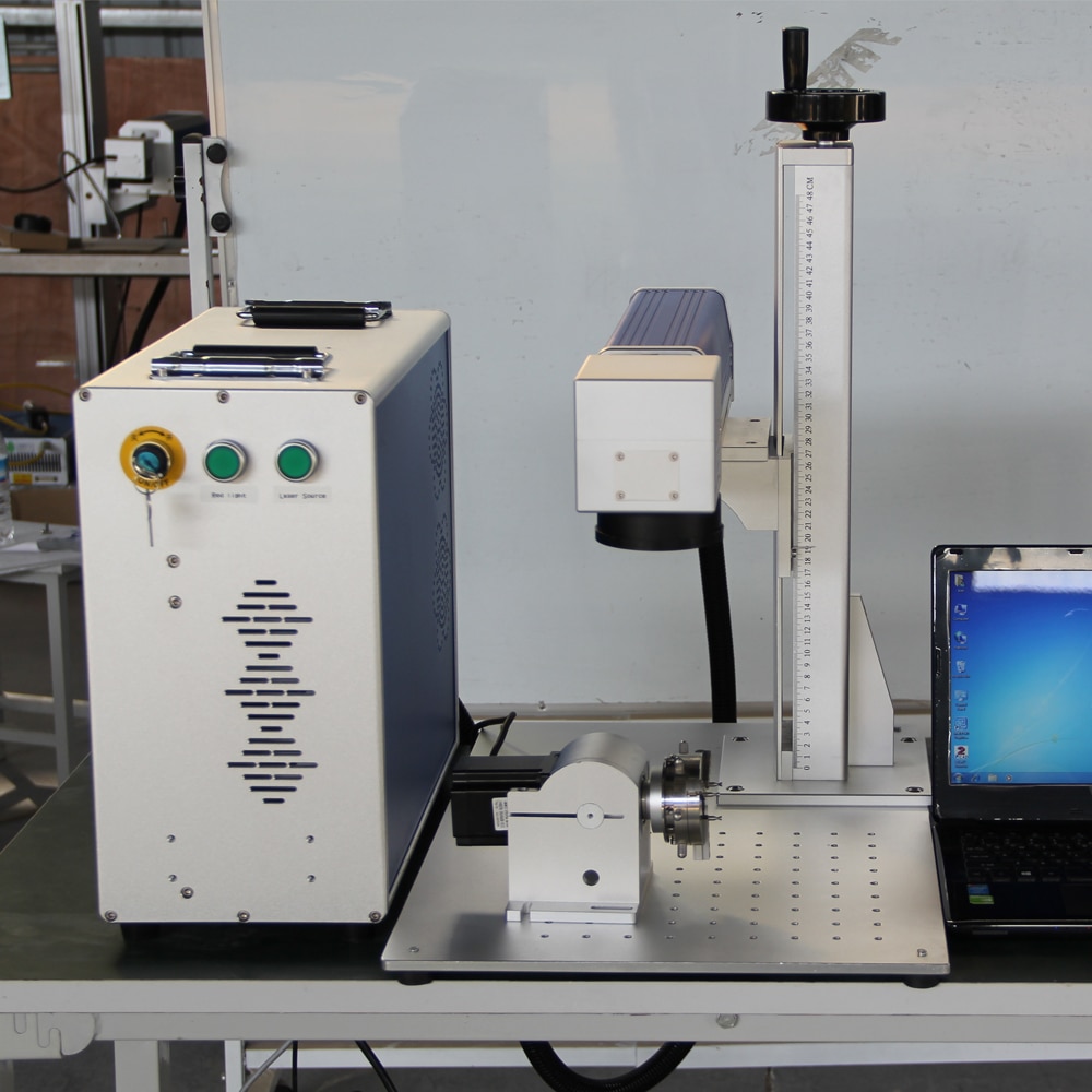Small Jewelry Laser Engraving Machine 20w 30w 50w100w Ring Necklace Bracelet Fiber Laser Engraver For Sale - Image 3