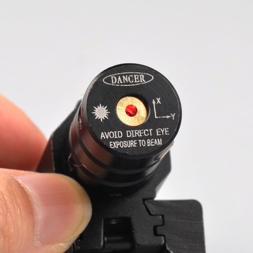 Small Red/Green Dot Laser Sight with 50-100 Meters Range 635-655nm for Pistol Adjustable 11mm 20mm Picatinny Rail - Image 4
