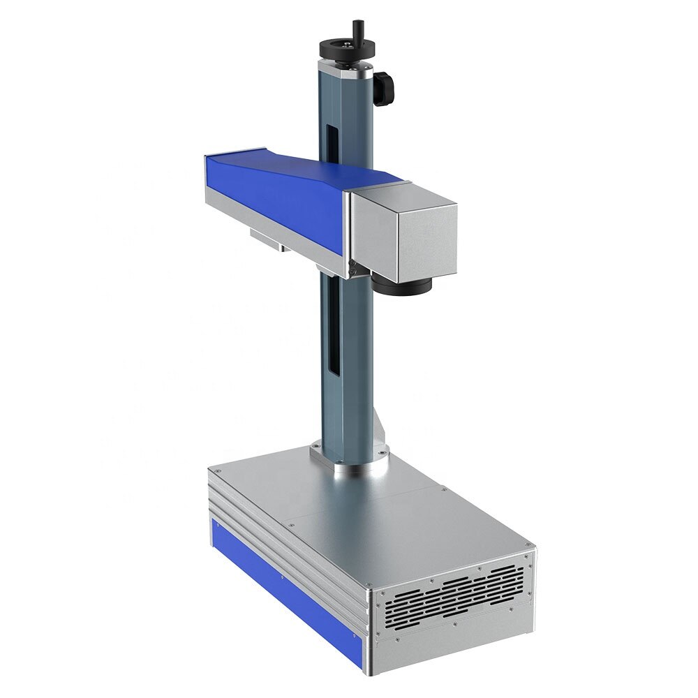 Split desktop portable 20w 30w 50w fiber CO2 laser marking machine - Image 3