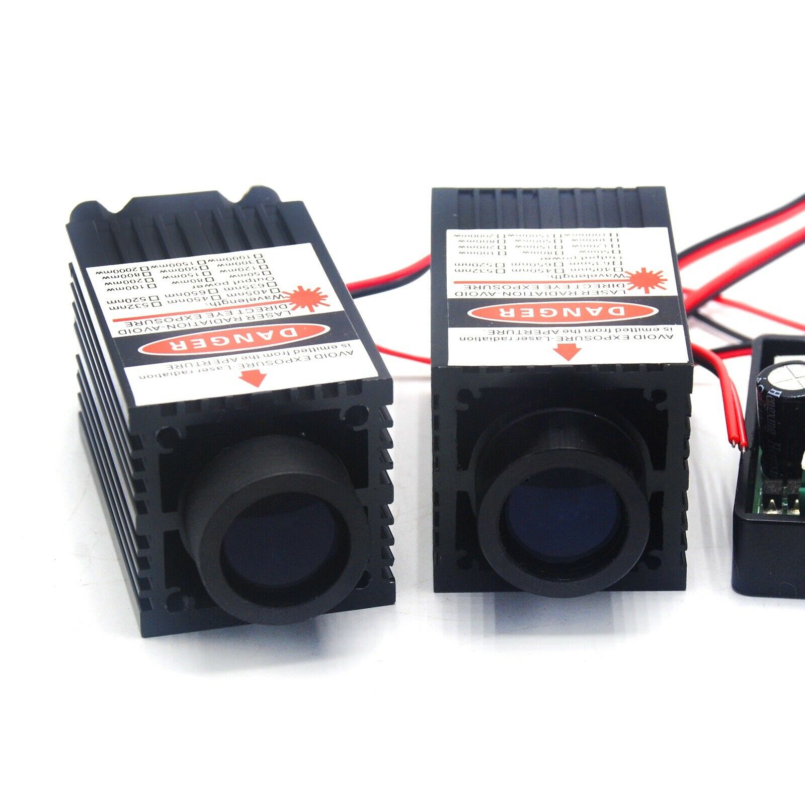 Stage Lighting Module Fat beam Red 650nm 150mW Green Laser 532nm 50mw TTL 12V