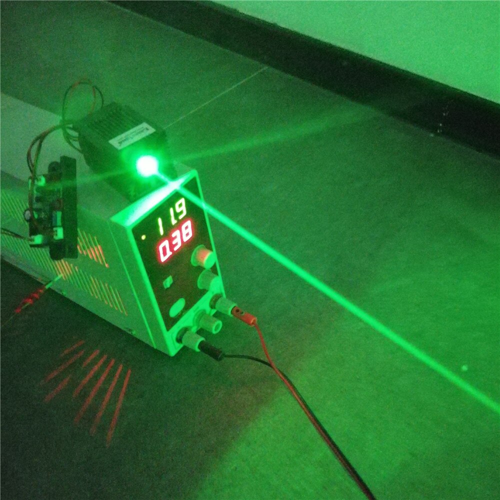 TEC 530nm 200mw Green Diode Laser Module TTL for Stage Lighting Bird Scaring Laser Harp Escape Room Haunted House - Image 4