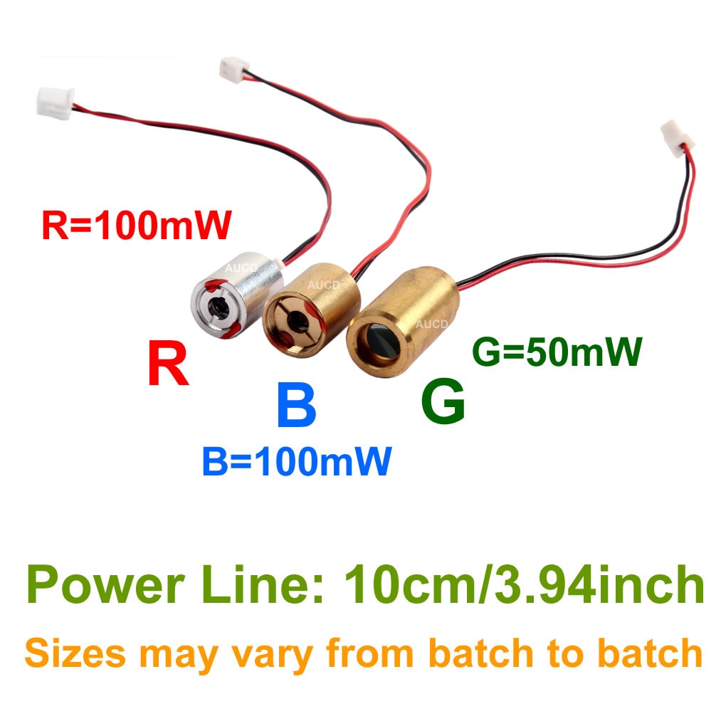TECH Blue 450nm Red 650nm 100mW Green 50mW 532nm RGB Dot Lights Laser Module Diode For DPSS Projecter Sight Stage Light Mod Part - Image 2