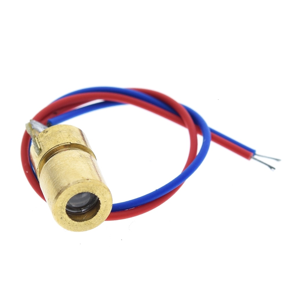 TZT 10PCS 5V 650nm 5mW Adjustable Laser Dot Diode Module Red Sight Copper Head Mini Laser Pointer - Image 5