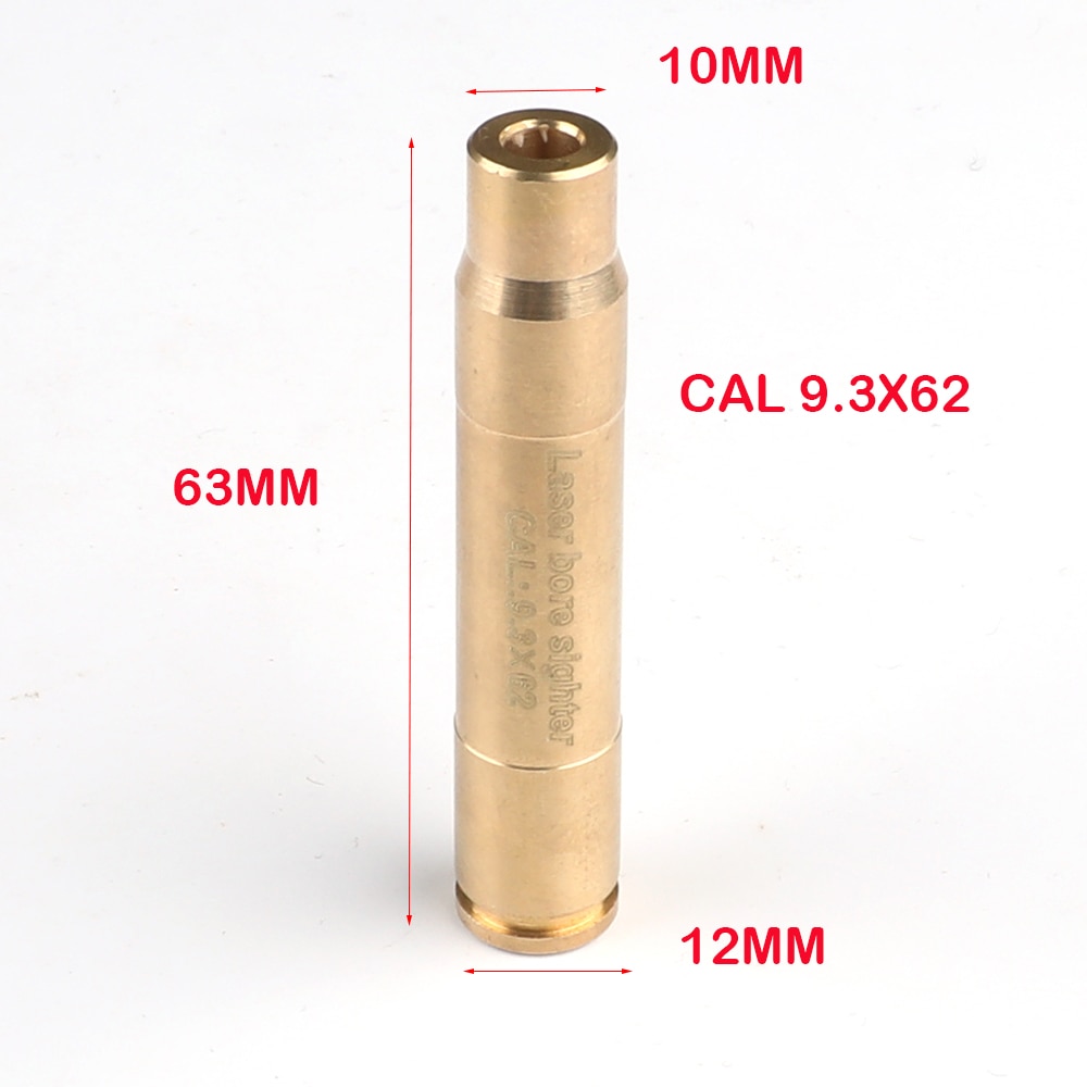 Tactical 12GA 20mm Red Laser Bore Sight 12 GAUGE Cartridge Gun Brass Boresighter Shot Hunting Optics Sighter - Image 4