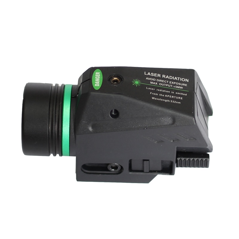 Tactical 150 Lumens LED Flashlight and Red / Green Laser Sight Combo with 20mm Picatinny Rail Mount - Image 2