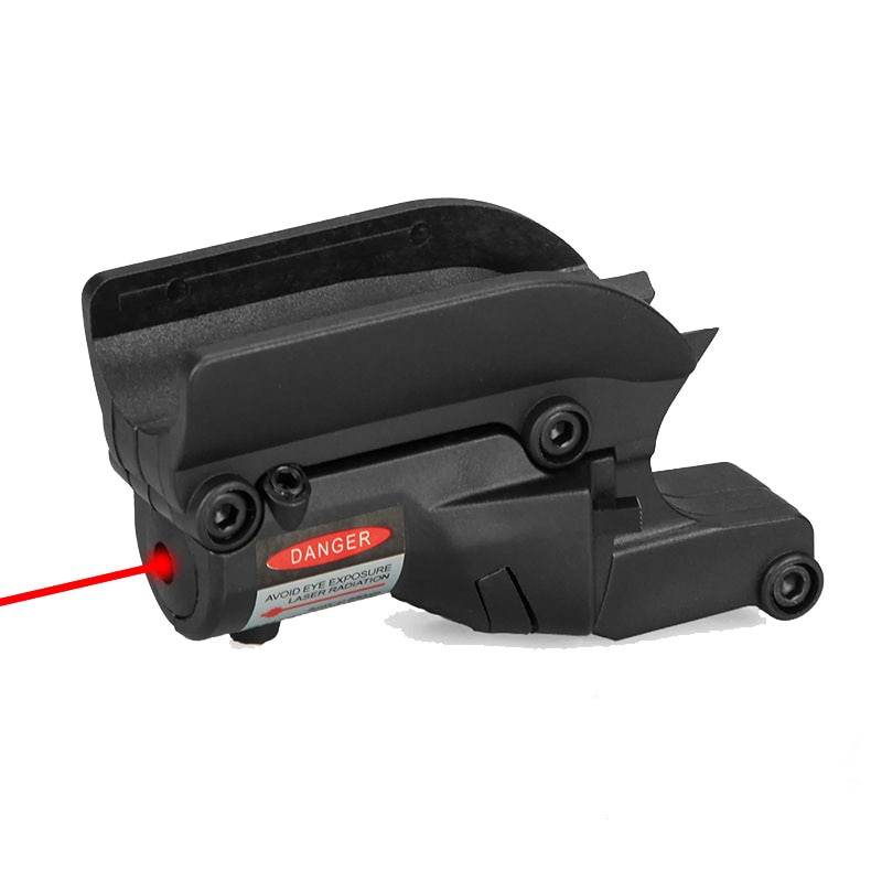 Tactical 5mw Red Laser Sight Scope Fits 1911 Pistol Outdoor Hunting Airsoft Gun Accessories With Lateral Grooves