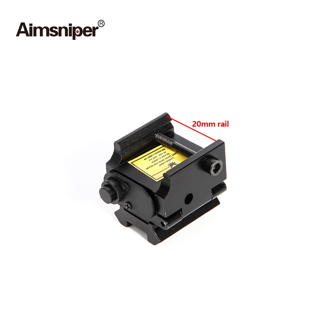 Tactical Adjustable Mini Red Dot Laser Sight For Glock 17 19 Pistol Air Rifle With 20mm Picatinny Rail Mount Hunting Accessories - Image 3