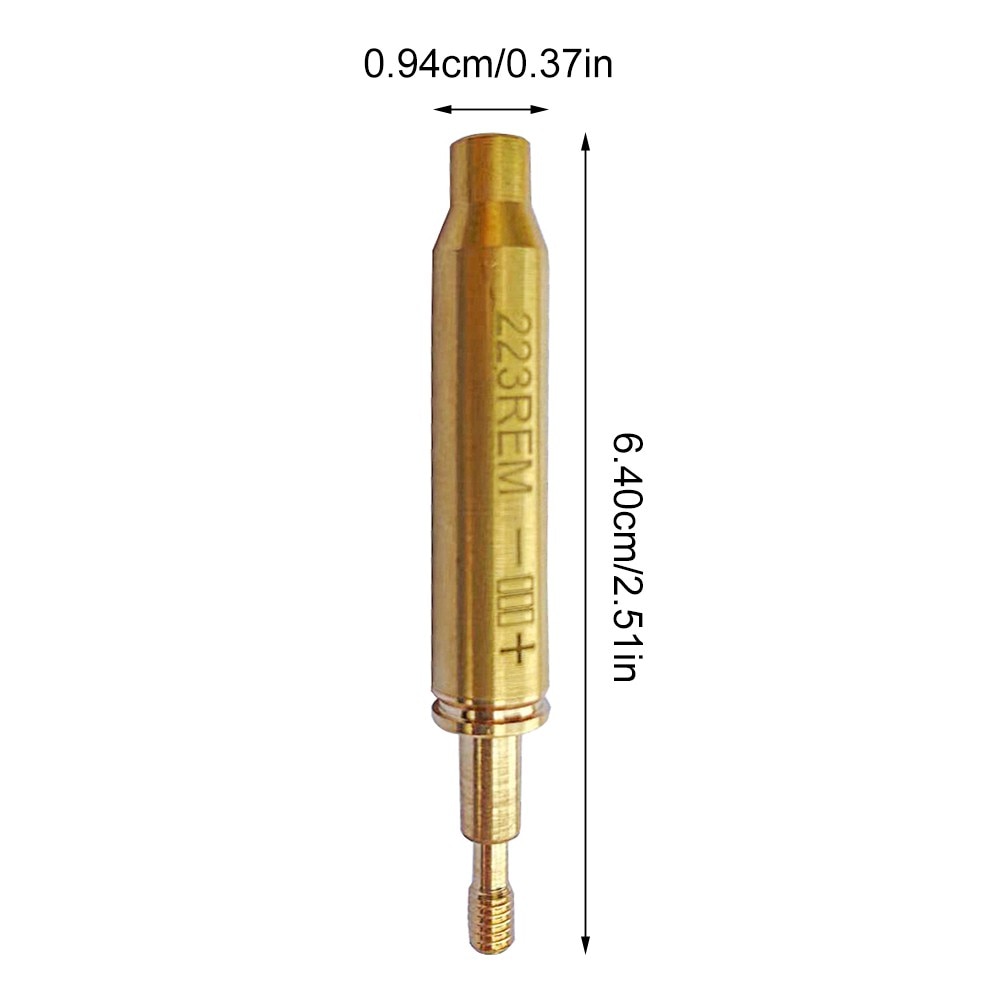 Tactical Arrow Red Dot Laser Military Brass Copper 223REM Crossbow Bore Sight Airsoft Archery Arrow Laser Hunting Accessories - Image 2