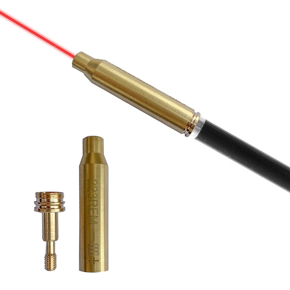 Tactical Arrow Red Dot Laser Military Brass Copper 223REM Crossbow Bore Sight Airsoft Archery Arrow Laser Hunting Accessories - Image 5