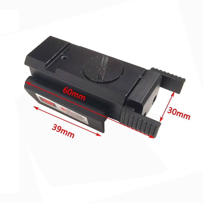Tactical Compact Mini Red Laser Sight Scope Red Dot indicator for Hunting Airsoft Handgun Glock 17 19 20 21 22 23 30 31 32 - Image 3