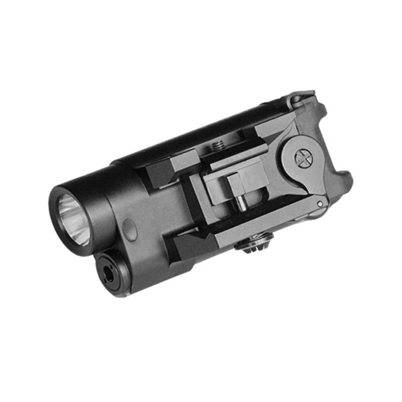 Tactical Fullsize LED Weapon Light with Green Red Laser Sight Combo for Pistol Rifle Glock 17 19 AR15 Laser Flashlight - Image 4