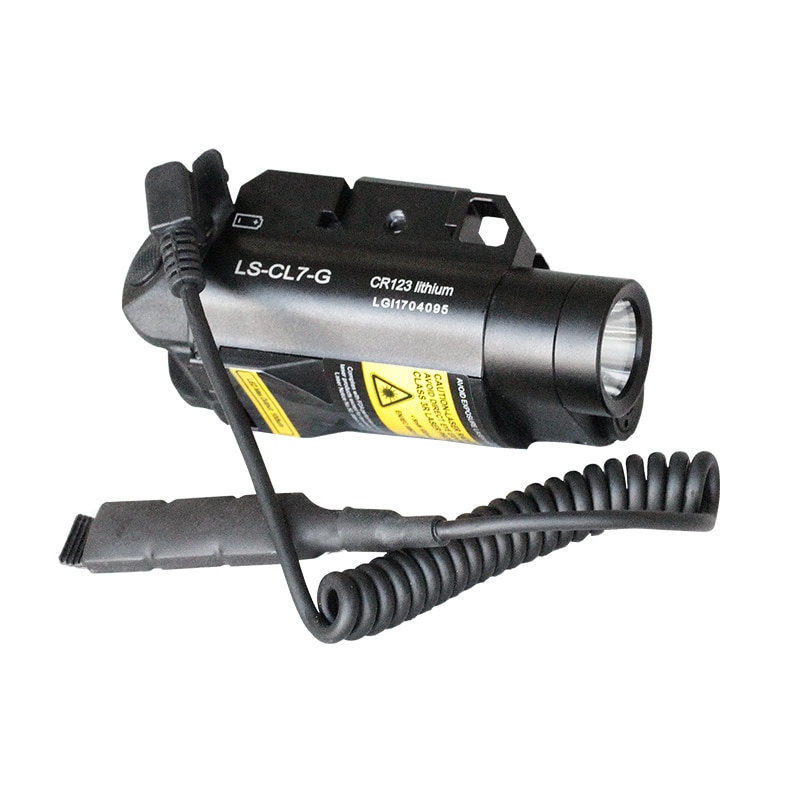 Tactical Fullsize LED Weapon Light with Green Red Laser Sight Combo for Pistol Rifle Glock 17 19 AR15 Laser Flashlight - Image 5