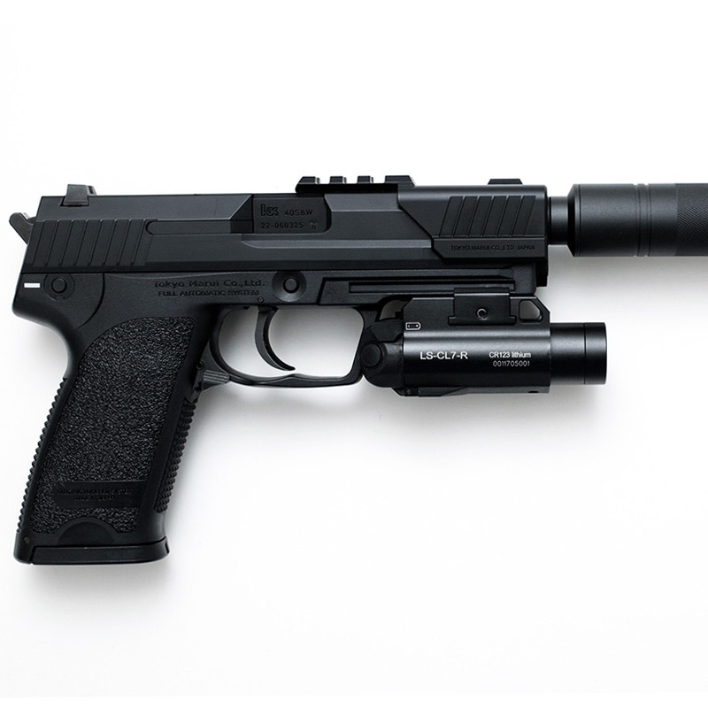 Tactical Fullsize LED Weapon Light with Green Red Laser Sight Combo for Pistol Rifle Glock 17 19 AR15 Laser Flashlight
