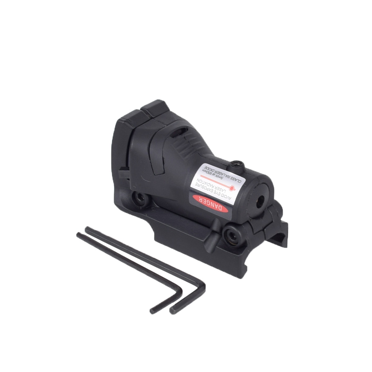 Tactical Glock Red Laser Sight Pistol Scope Mounted on Picatinny Rail Adjustable Hold Zero Version - Image 2