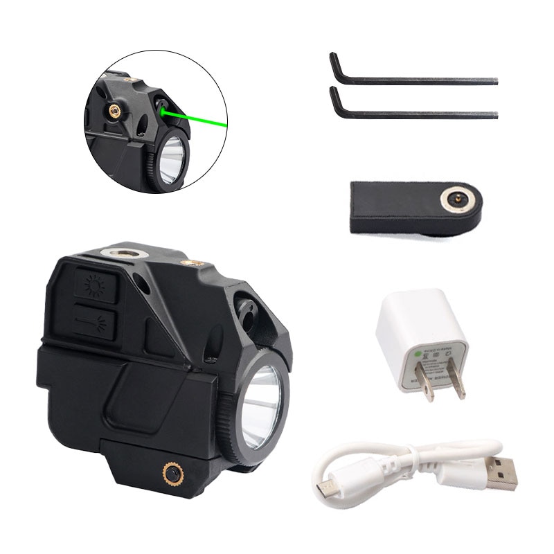 Tactical Green Laser Sight M6 LED Light Combo Mount Ultra Bright White Hunting Flashlight For Weaver Picatinny 20mm Rail - Image 5