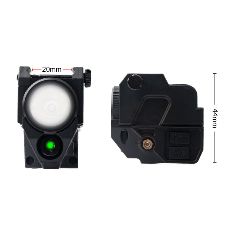 Tactical Green Laser Sight M6 LED Light Combo Mount Ultra Bright White Hunting Flashlight For Weaver Picatinny 20mm Rail