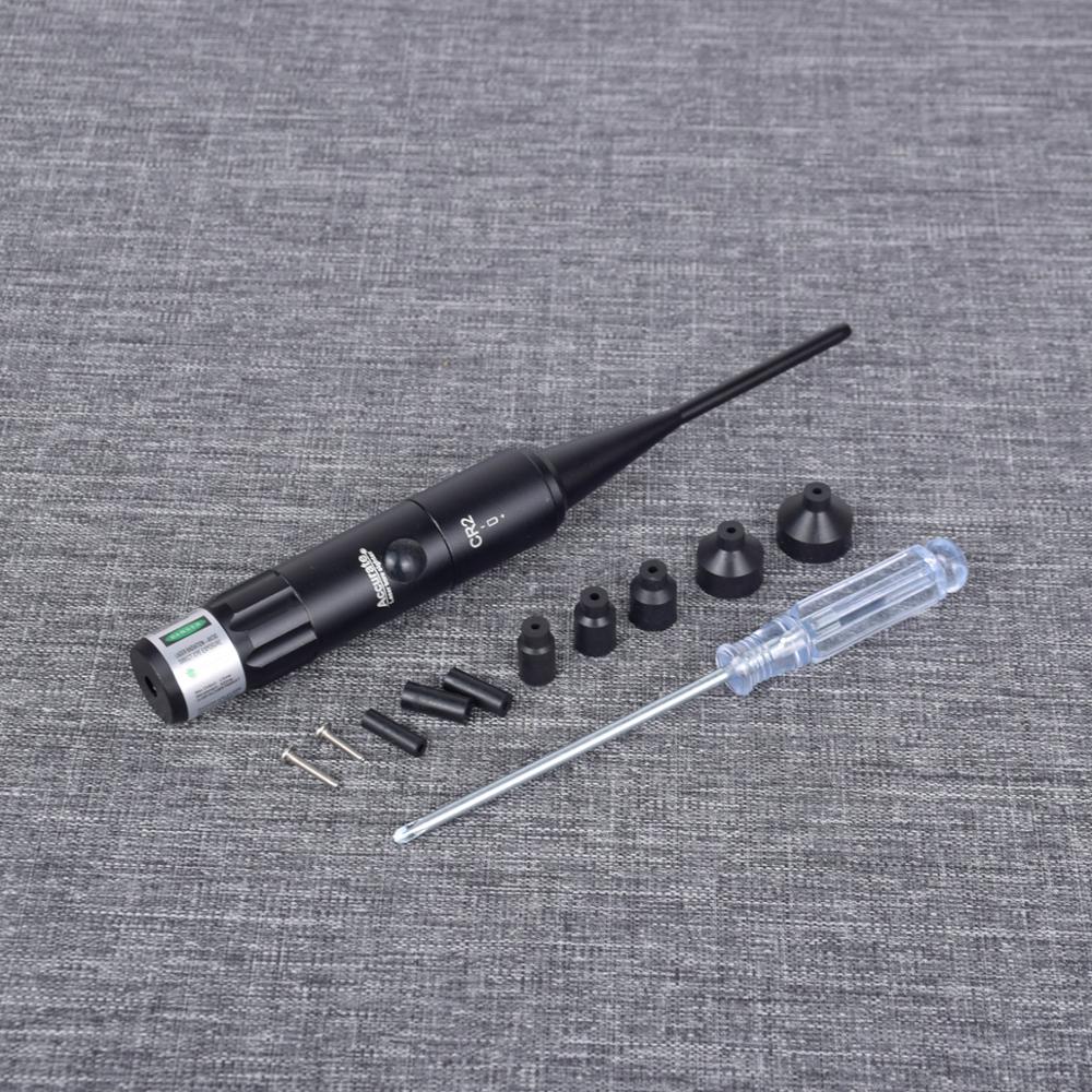 Tactical Hunting Green Red Laser Boresighter Kits For .177 to .50 Caliber Riflescope Green Red Dot Bore Sight With On Off Switch - Image 2