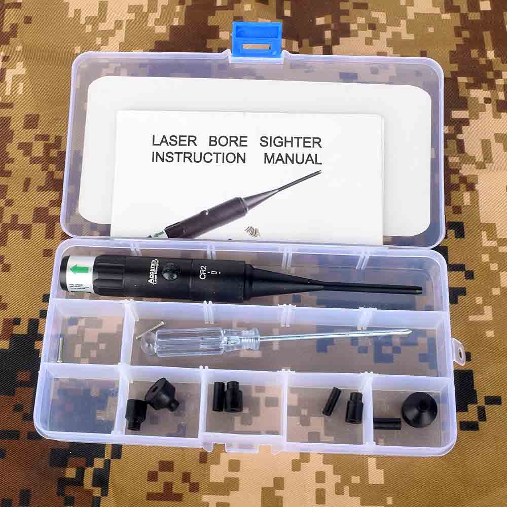 Tactical Hunting Green Red Laser Boresighter Kits For .177 to .50 Caliber Riflescope Green Red Dot Bore Sight With On Off Switch - Image 5