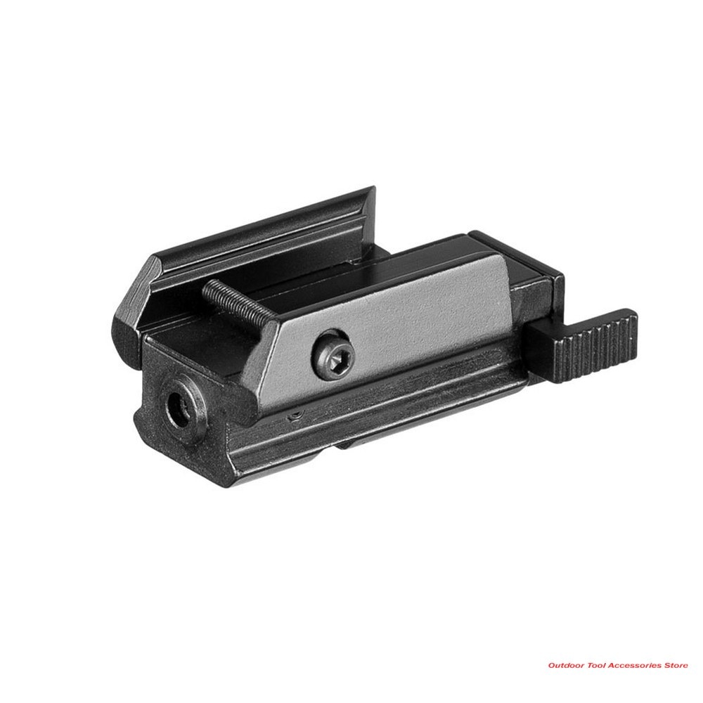 Tactical Hunting Mini Compact Red Dot Laser Sight Scope With Picatinny Mount for Pistol