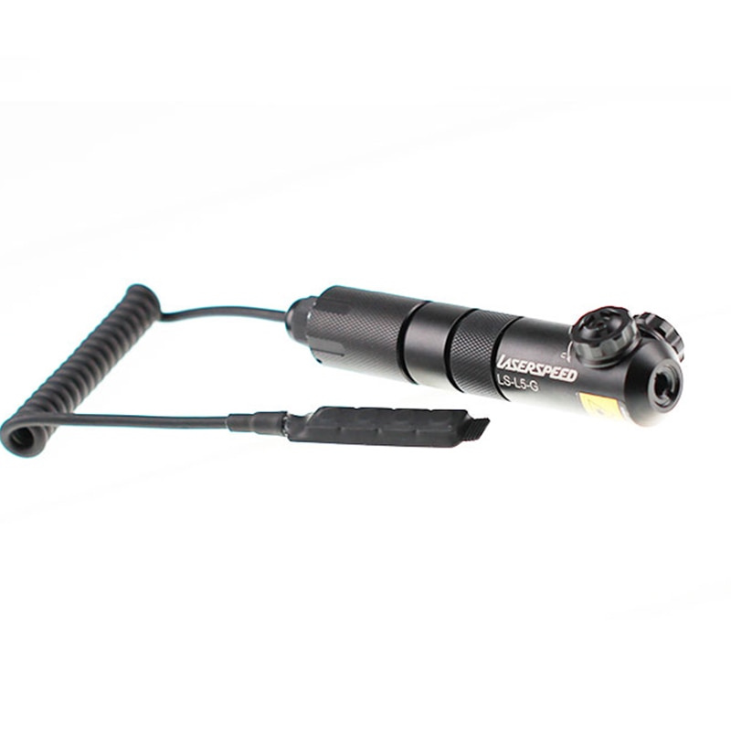 Tactical IPX8 Waterproof Green IR Laser Scope Sight AR15 AK47 Laser Dot Sight for Rifle Airsoft Guns with Picatinny Rail - Image 2