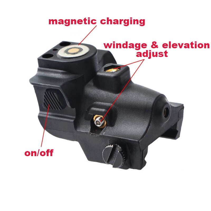 Tactical Military Rechargeable Pistol Mini Green Laser Sight for Glock 17 Hunting Rifle Glock Colt 1911 Laser Fit Picatinny Rail - Image 2