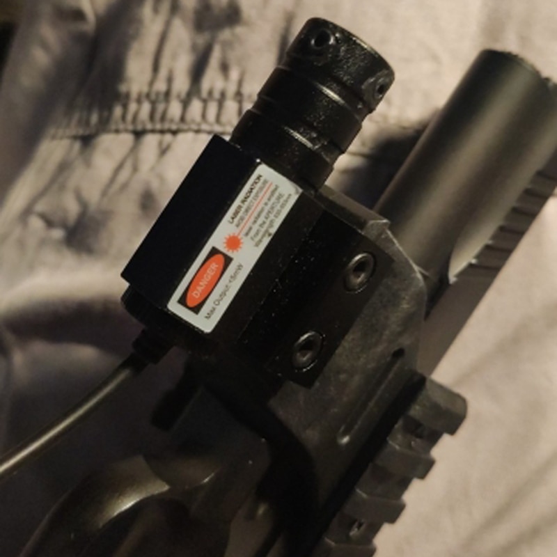 Tactical Mini Red Dot Laser Sight 11mm/20mm Picatinny Rail Mount with Remote Pressure Switch for Air Gun Handgun Rifle Accessory - Image 4