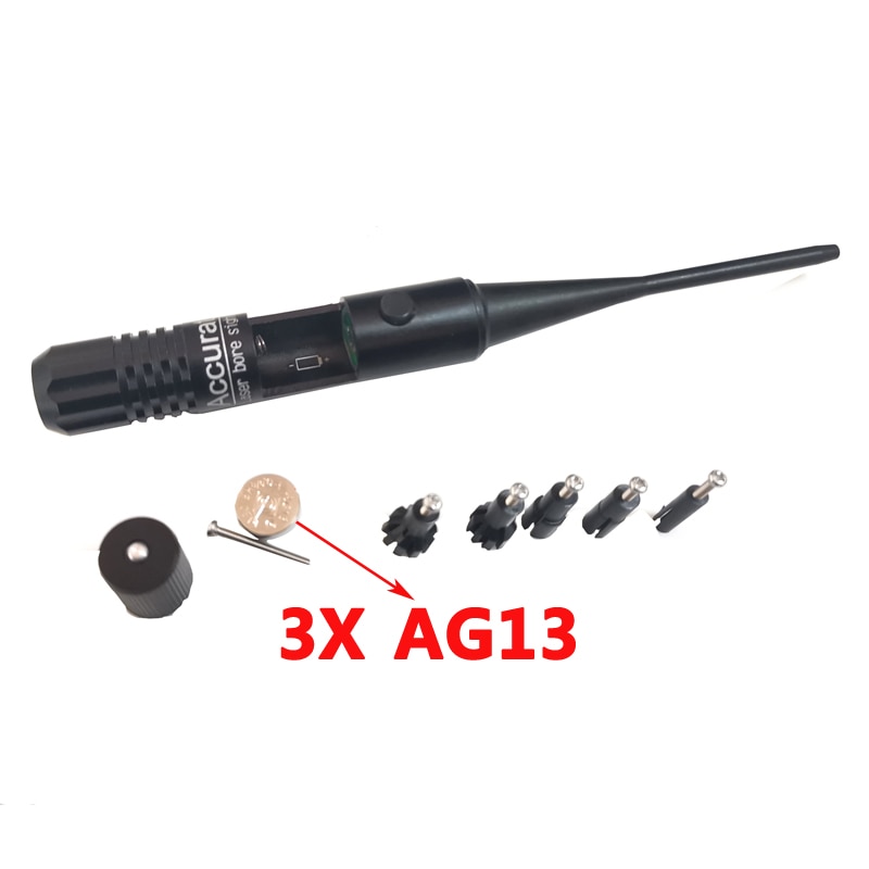 Tactical Red Dot Laser Bore Sighter Boresighter Collimator fit .22 to .50 Barrel Caliber for Hunting Airsoft Rifle Scpe Handgun - Image 2