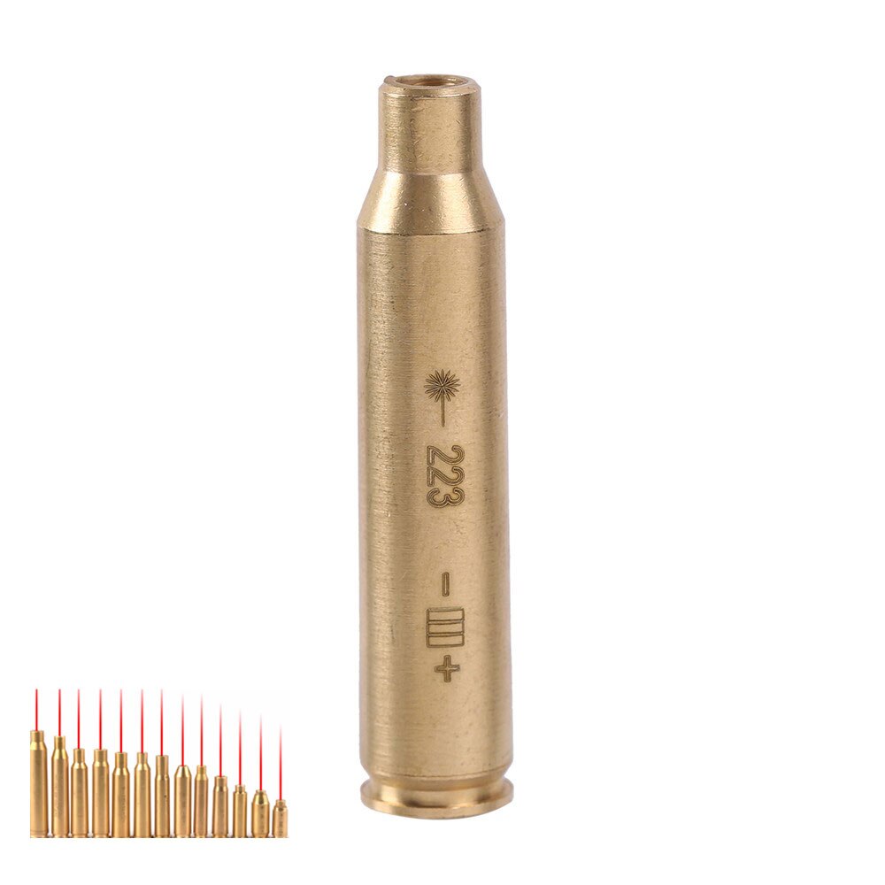 Tactical Red Dot Laser Bore sight CAL 9MM.308 .223 .40 .45 30-06 Brass Cartridge Bore Sighter for For Scope Gun Accessories - Image 2