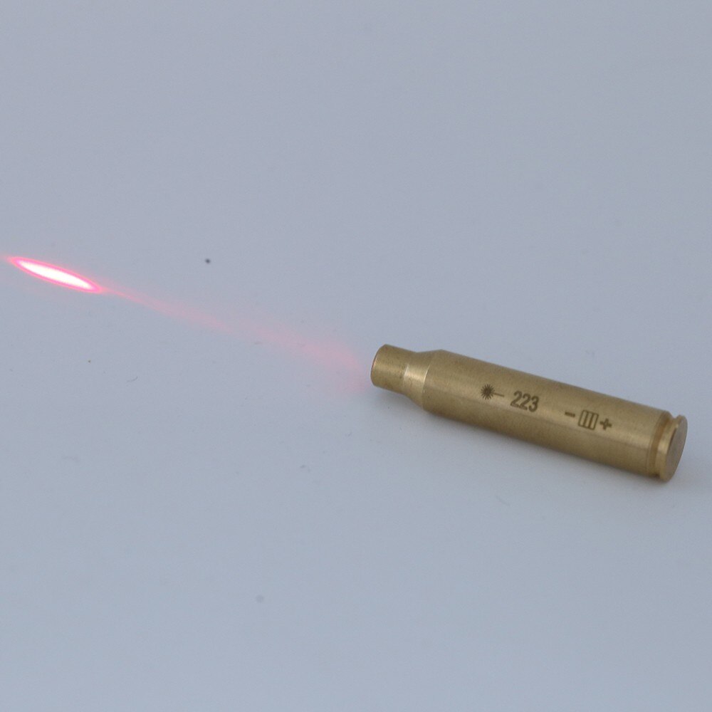 Tactical Red Dot Laser Brass Boresighter CAL .223/5.56/9mm/308/7.62/.45/30-06 Cartridge Bore Sighter for Rifle Scope Hunting - Image 3