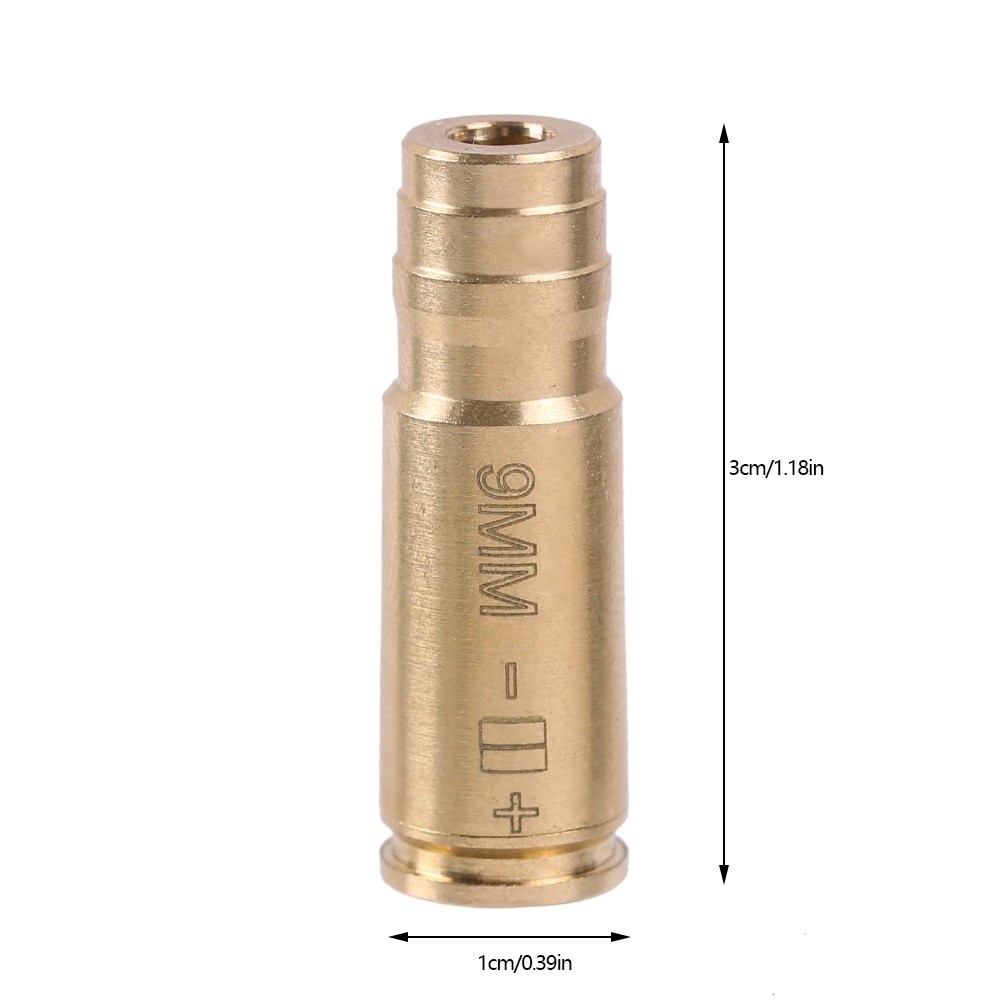 Tactical Red Dot Laser Brass Boresighter CAL .223/5.56/9mm/308/7.62/.45/30-06 Cartridge Bore Sighter for Rifle Scope Hunting - Image 4